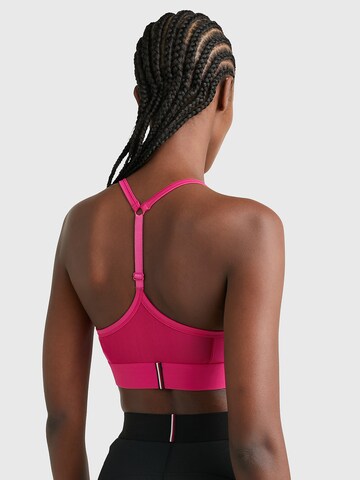 Tommy Hilfiger Sport Bustier BH in Pink