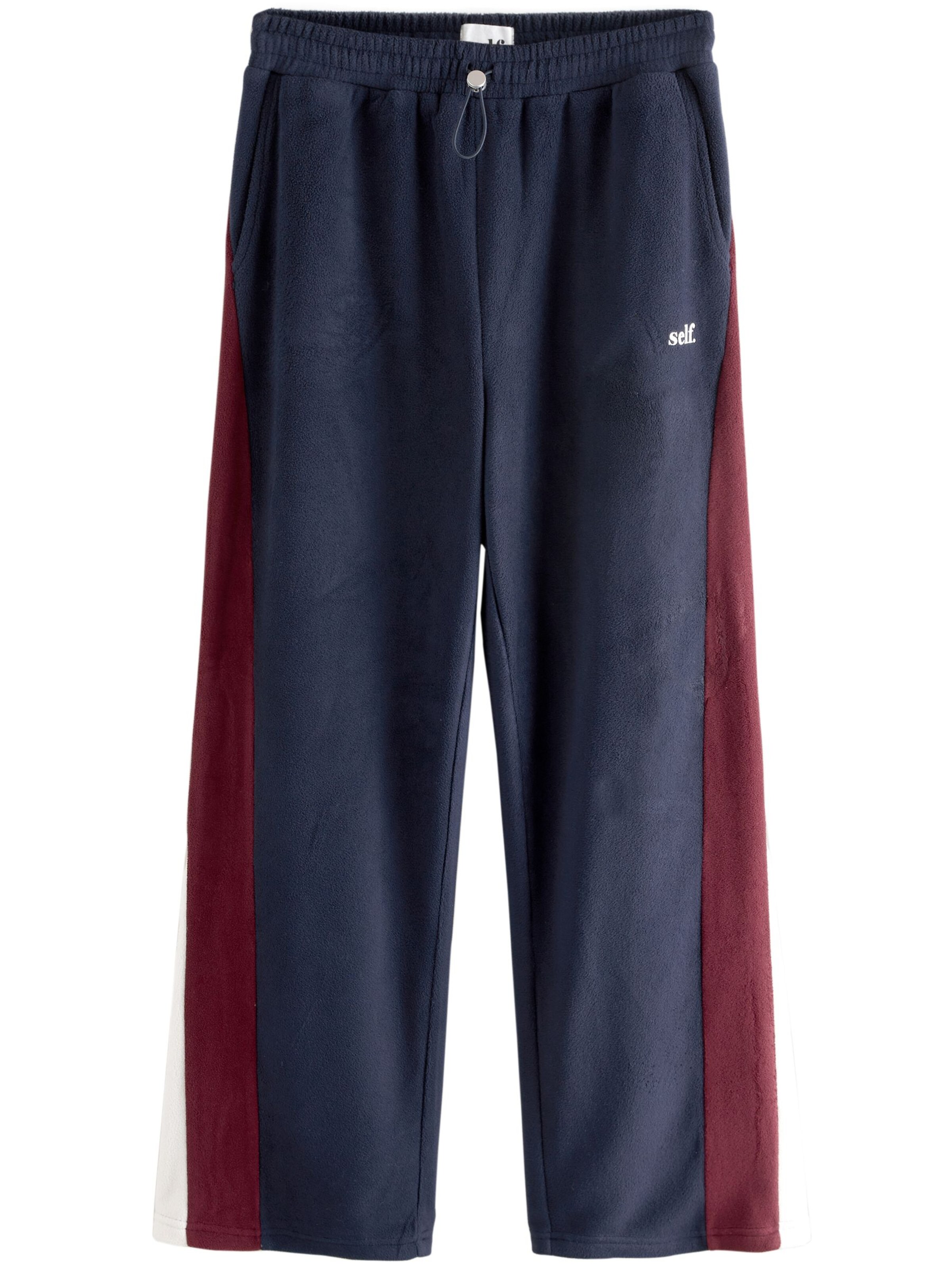 self. Wide Leg Hose in Blau: Vorderseite