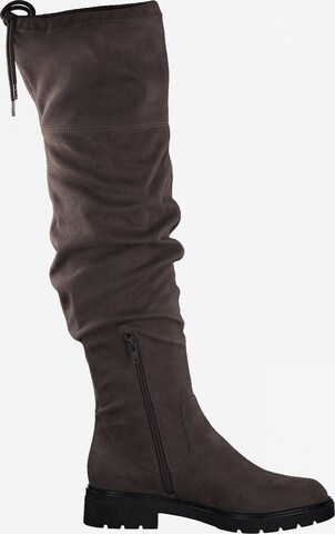 s.Oliver Over the Knee Boots in Grey