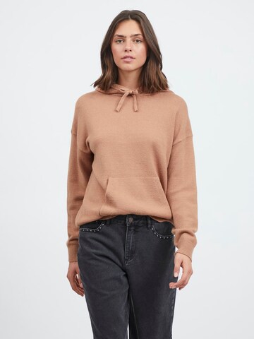 VILA Sweater 'Mesina' in Brown: front