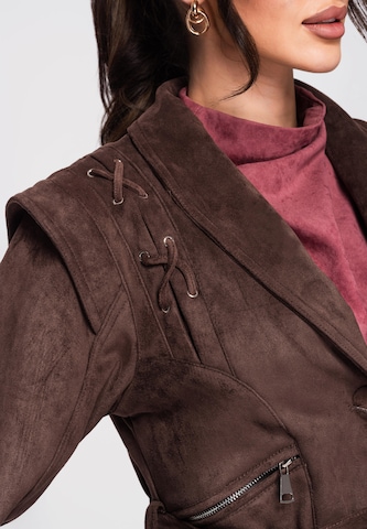 Ombre Tussenjas in Bruin