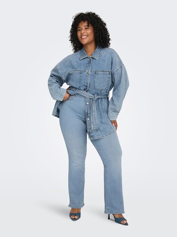 ONLY Carmakoma - Acampanado Vaquero 'CARThunder' en azul