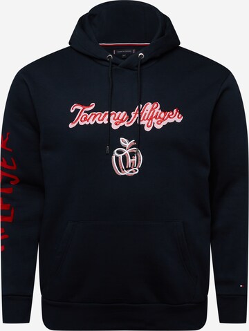 Tommy Hilfiger Big & Tall Mikina – modrá: přední strana