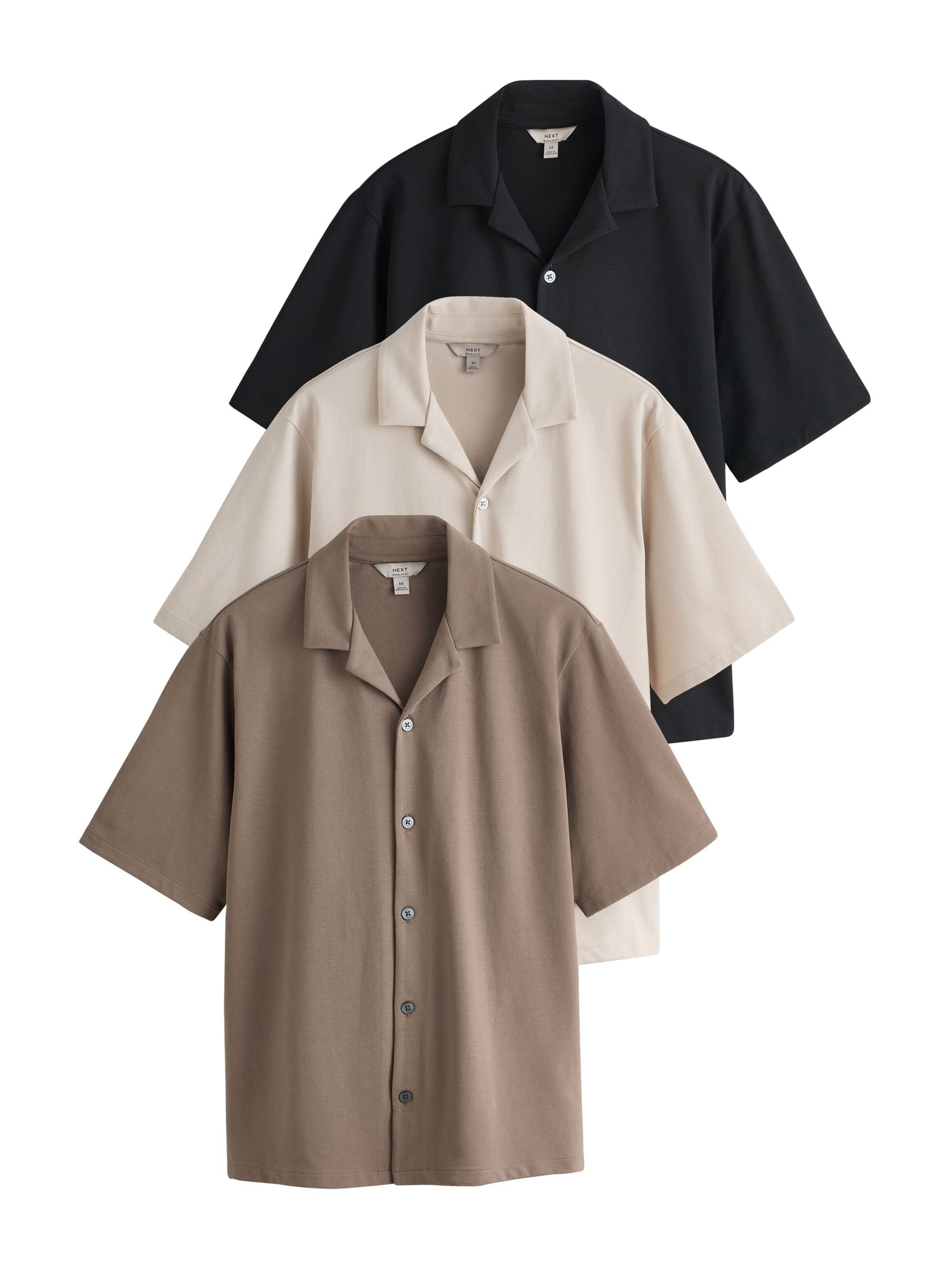 Chemise Next en beige : devant