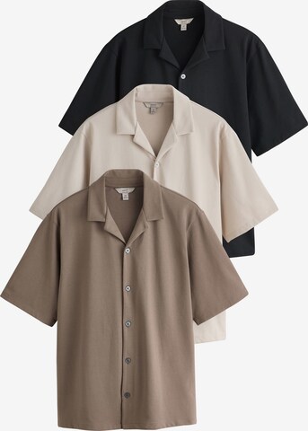 Chemise Next en beige : devant