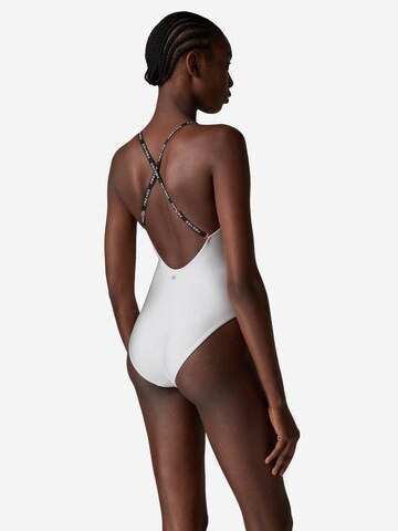 Bogner Fire + Ice Swimsuit 'Fabula' in Silver