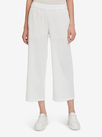 Wide Leg Pantalon Betty & Co en blanc : devant