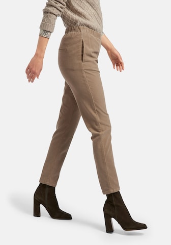 Peter Hahn Slimfit Broek in Beige