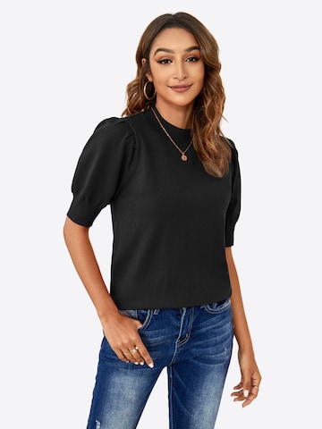 Imily Bela Pulover | črna barva: sprednja stran