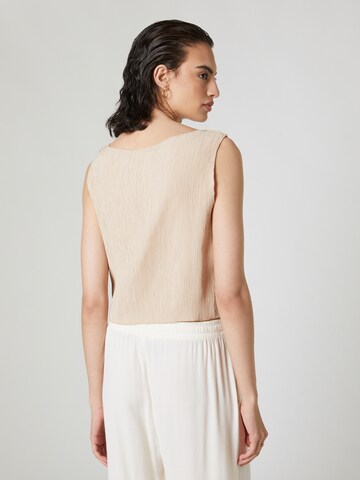 A LOT LESS Bluse 'Tasha' in Beige