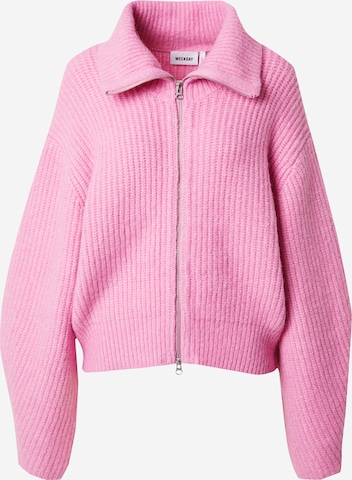 WEEKDAY Cardigan 'Bea' i pink: forside