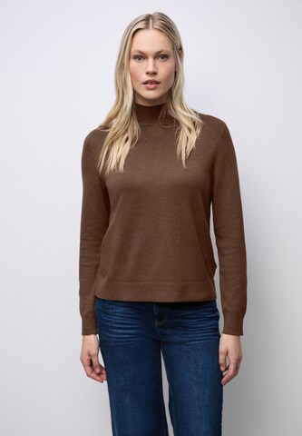 STREET ONE Sweater in Brown: front