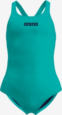 ARENA Athletic Swimwear in Green: front