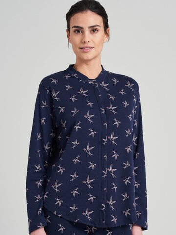 T-shirt 'Mix & Relax' SCHIESSER en bleu : devant