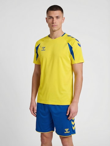 Hummel Performance Shirt 'Core 2.0' in Yellow: front