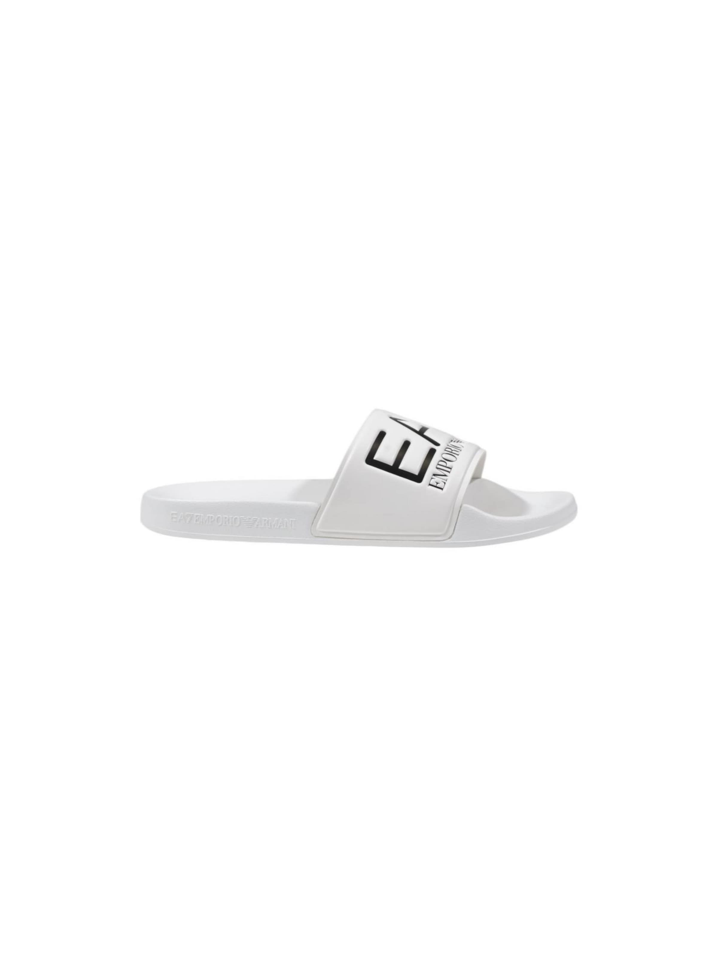 Zoccoletto '7X000108 AF15118' di EA7 Emporio Armani in bianco: frontale