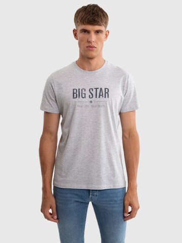 BIG STAR Shirt 'Bruno' in Grey: front