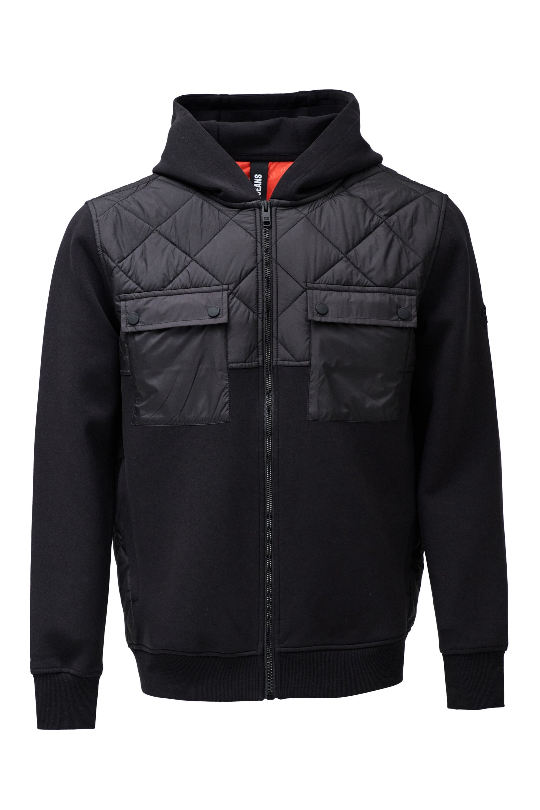 Salsa Jeans Tussenjas in Zwart: voorkant