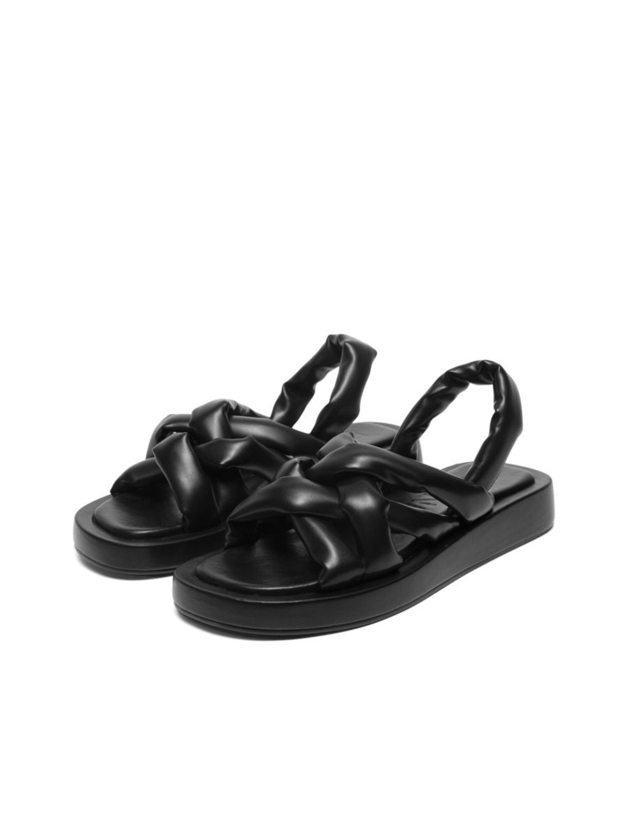 Bianco Riemensandale 'Dora' in Schwarz