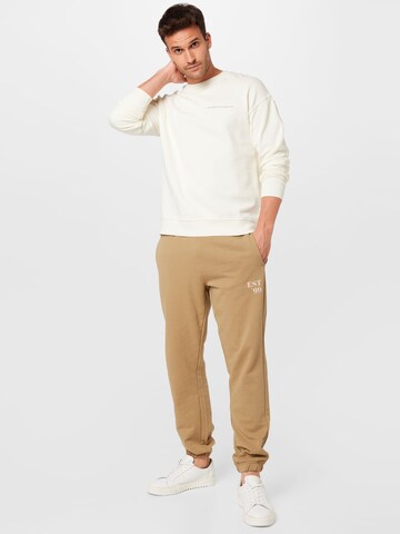 MADS NORGAARD COPENHAGEN Sweatshirt i beige