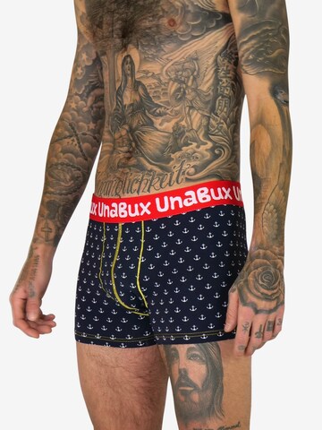 UNABUX Boxershorts in Blau