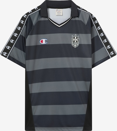 Marškinėliai iš Champion Authentic Athletic Apparel, spalva – pilka / tamsiai pilka / juoda / balta, Prekių apžvalga