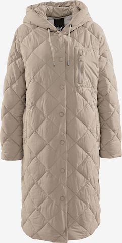 Fuchs Schmitt Between-Seasons Coat in Beige: front