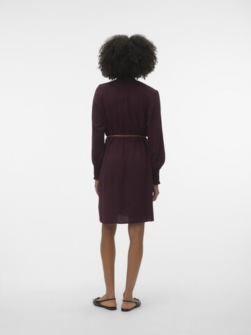 VERO MODA Shirt dress 'VIBE' in Red