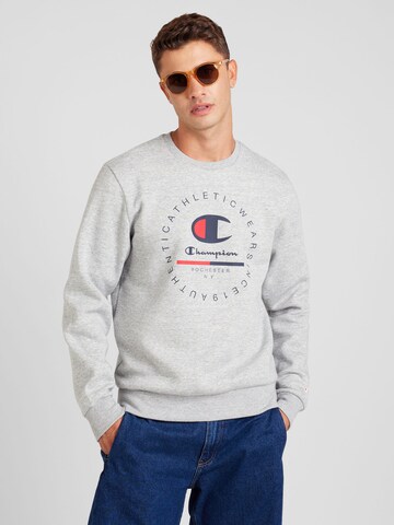 Champion Authentic Athletic Apparel Sweatshirt in Grau: Vorderseite