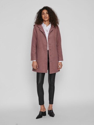 VILA Between-Seasons Coat 'Elly' in Pink