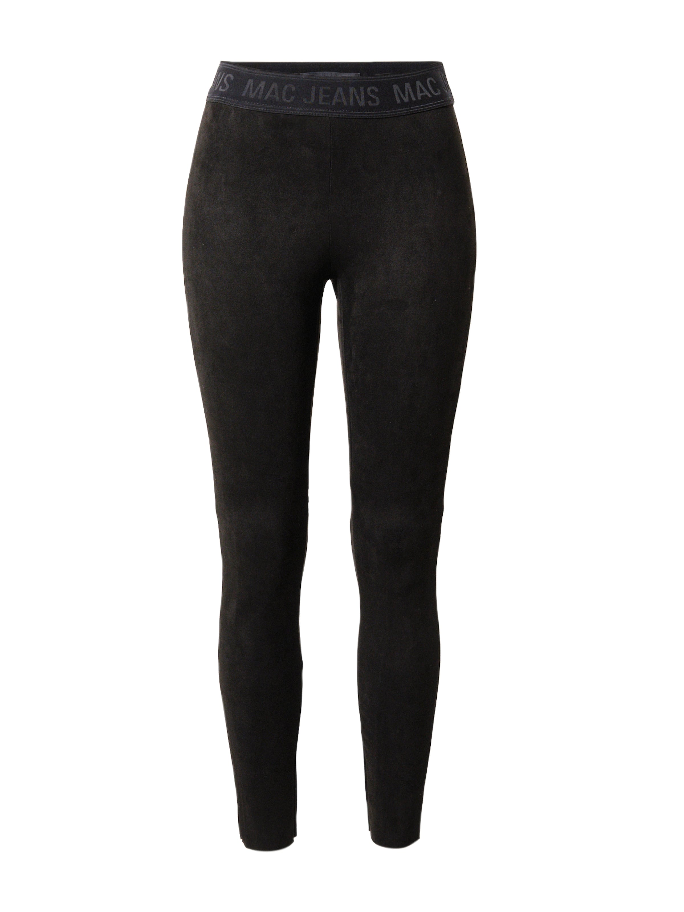 MAC Skinny Leggings in Black: front
