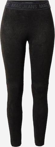 MAC Skinny Leggings in Zwart: voorkant