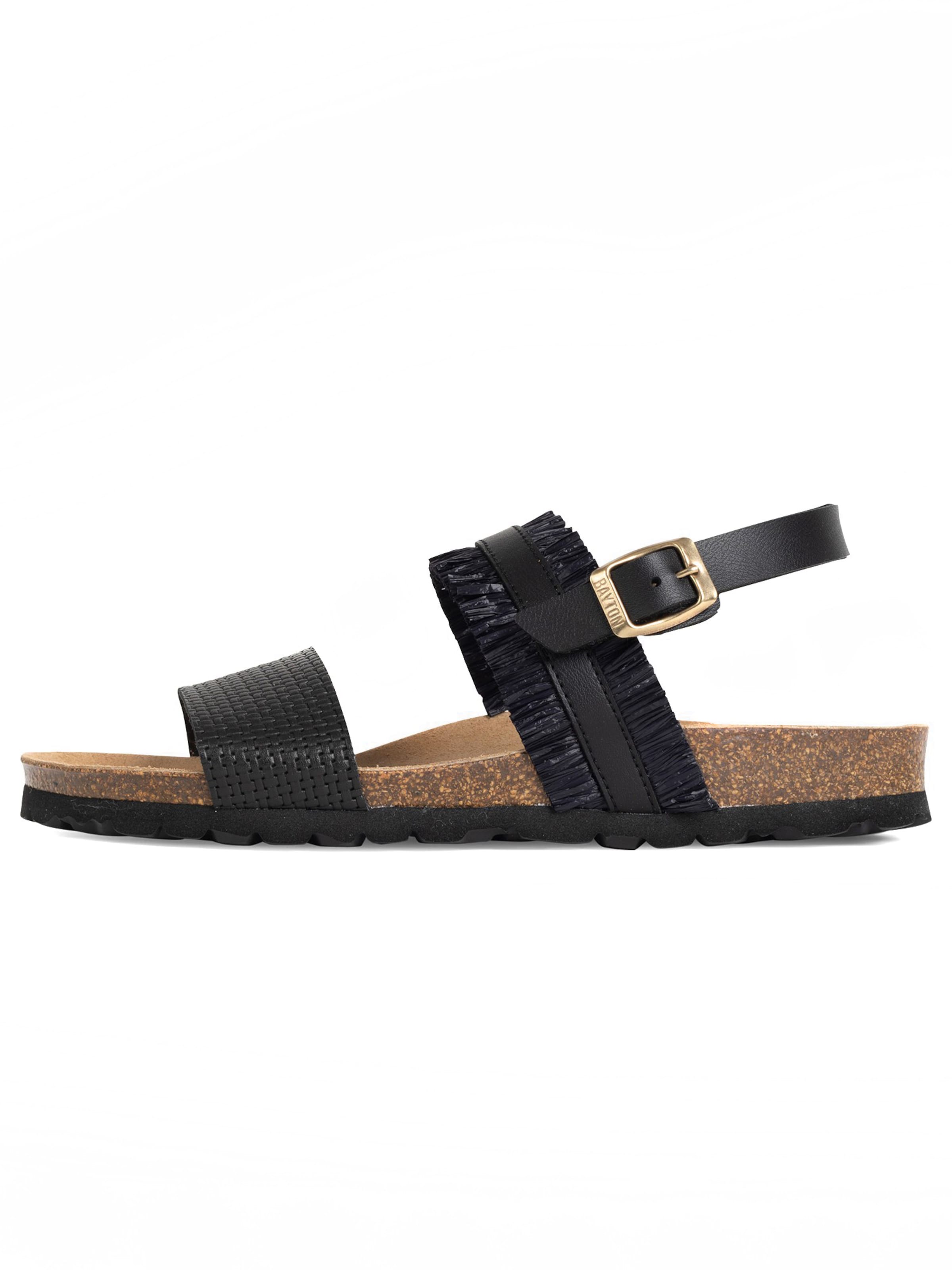 Bayton Sandaler 'Romane' i sort: forside
