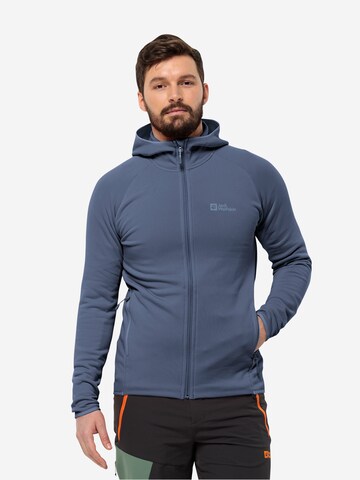 JACK WOLFSKIN Funktionsfleecejacke 'BAISELBERG' in Blau: predná strana