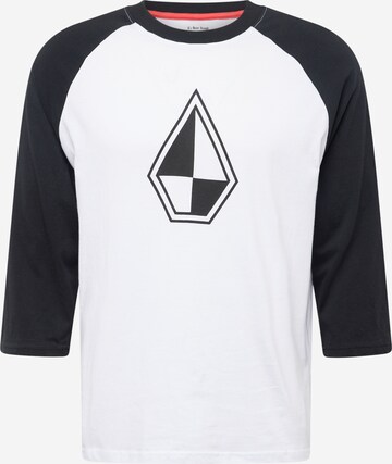 T-Shirt 'SCHROFF X VOLCOM' Volcom en blanc : devant