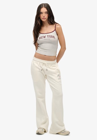 Superdry Regular Broek in Wit