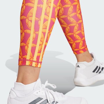 ADIDAS PERFORMANCE Skinny Sports trousers 'Adidas x Farm Rio' in Orange