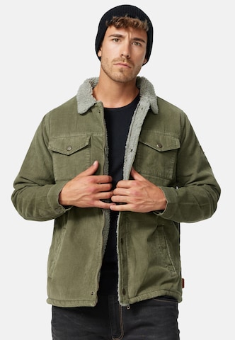 INDICODE JEANS Between-Season Jacket 'Tonni' in Green