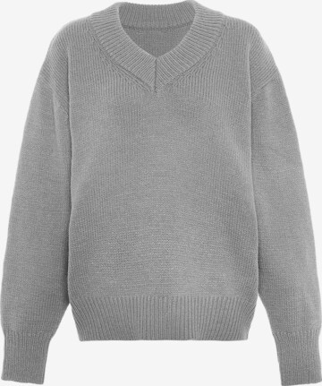 Pull-over Libbi en gris : devant