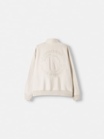 Sweat-shirt Bershka en beige