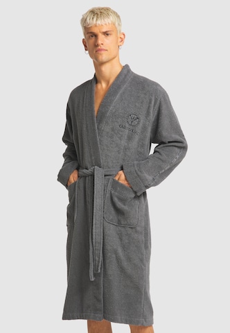 Carlo Colucci Long Bathrobe in Grey: front