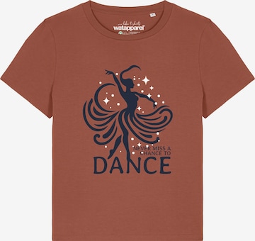 Watapparel Shirt 'Chance to dance' in Rood: voorkant