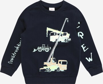 s.Oliver - Sweatshirt em azul: frente