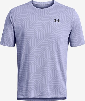 UNDER ARMOUR Functioneel shirt 'Tech Vent Geotessa' in Lila: voorkant