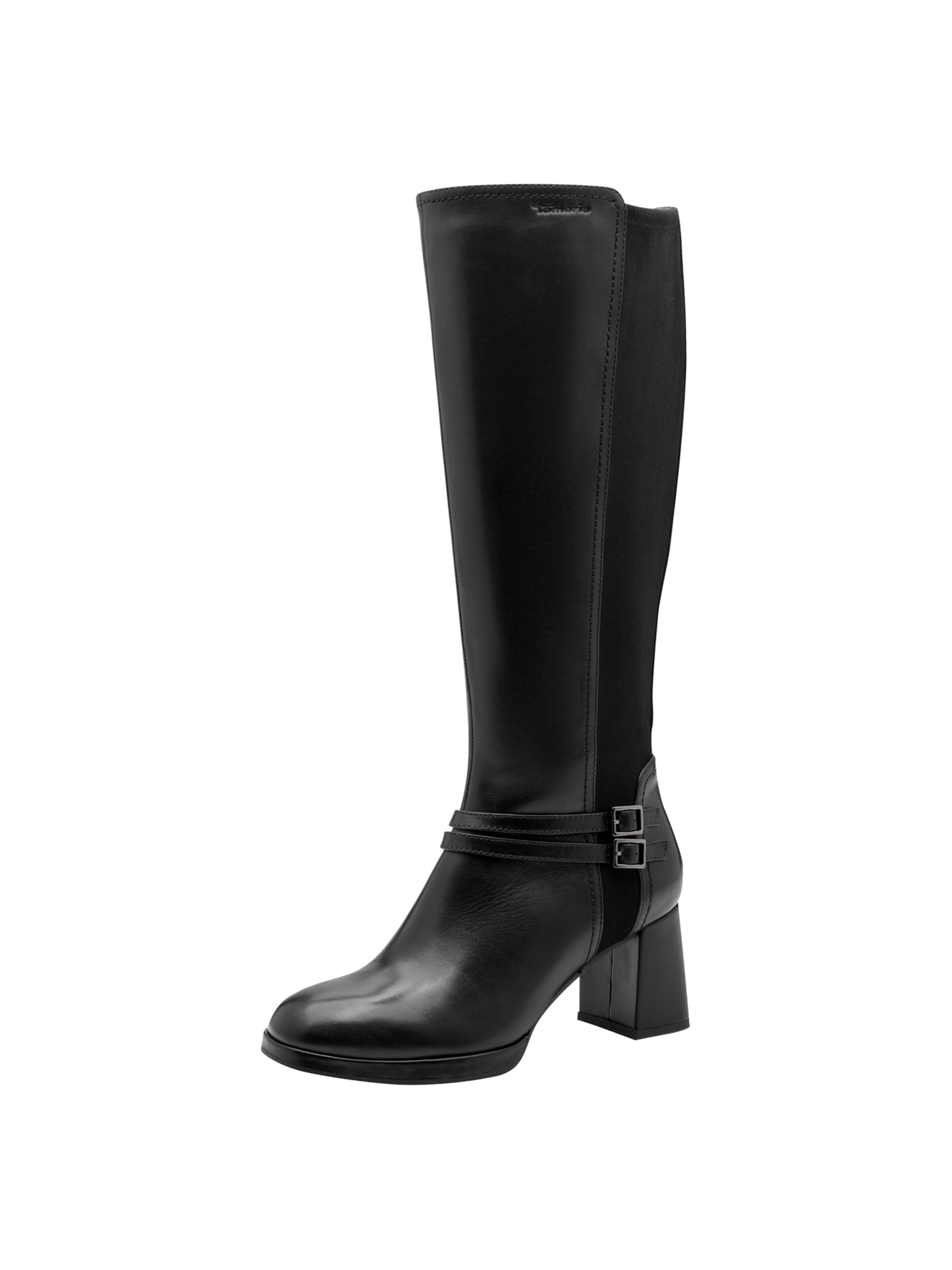 Tamaris Stiefel in Schwarz: Vorderseite