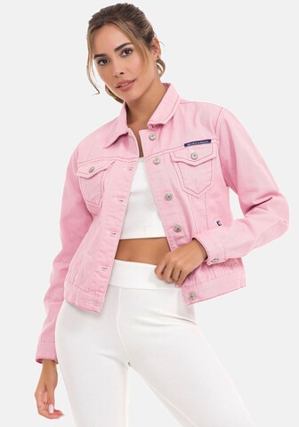 CIPO & BAXX Between-Season Jacket in Pink