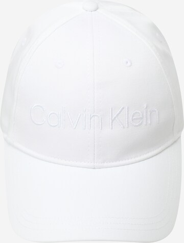 Calvin Klein Cap in White: front