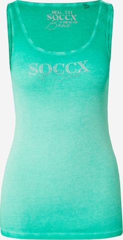 Soccx Top 'TA:MI' in Groen: voorkant