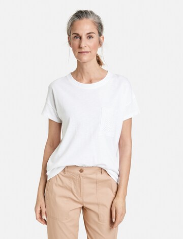 GERRY WEBER Shirt in White: front