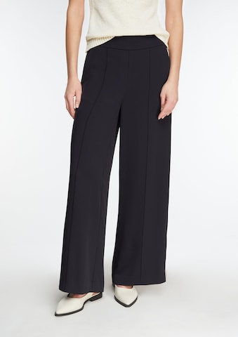 COMMA Wide leg Broek in Blauw